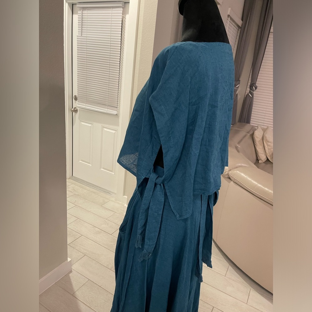 Free People Sundown cotton blend skirt Set Sz M - Picture 4 of 10